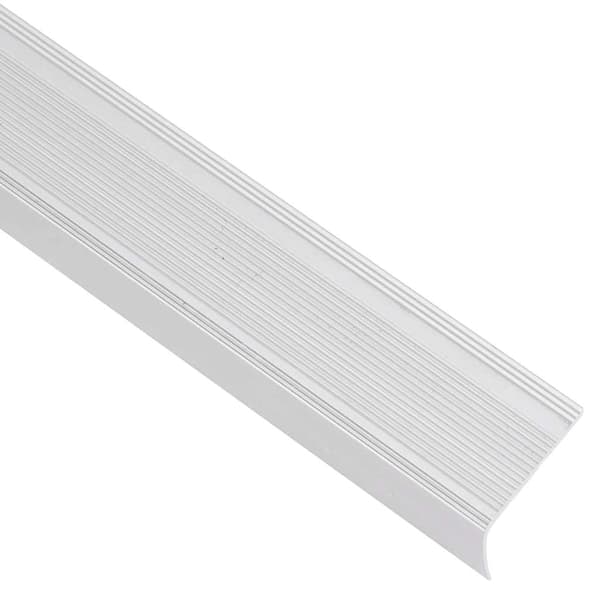 Trappnäsor i L-form 15 st aluminium 90 cm silver