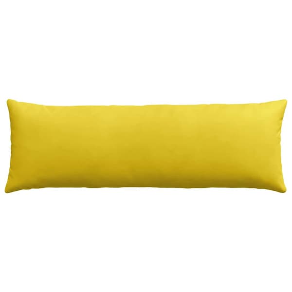 Sofakuddar 2 pcs Gul 120 x 40 cm Kordread tyg