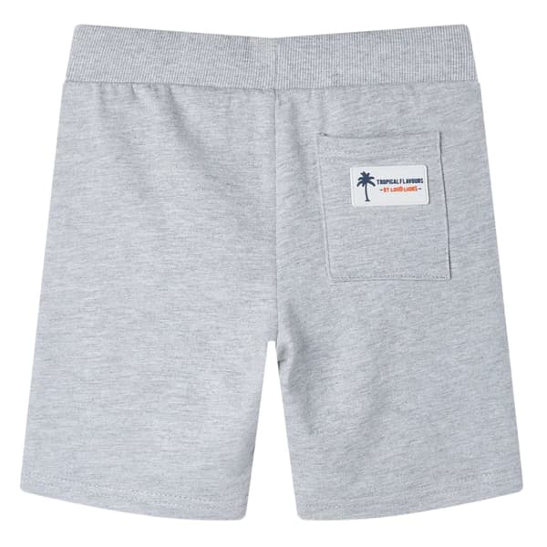 Barnshorts med snöre grå 104