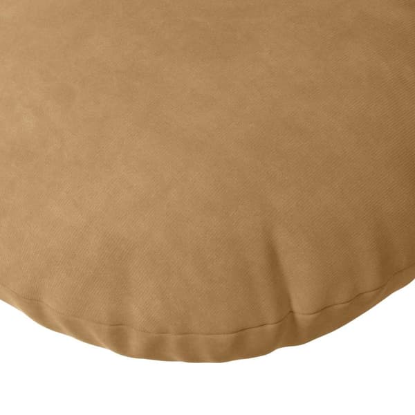 Sittkuddar 2 st Sammet Brun Ø30 x 13 cm