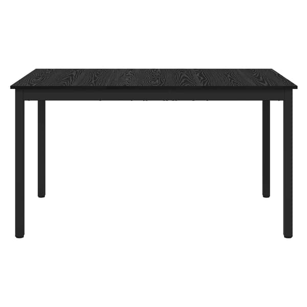 Matbord 140 x 80 x 75 cm METALL Rektangulär