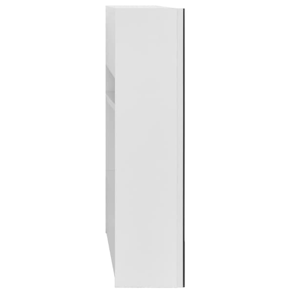 Spegelskåp för badrum vit 80x15x60 cm MDF