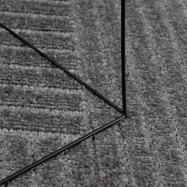 Områdesmattor PALMERAS Antracit 280 x 200 cm Polyester