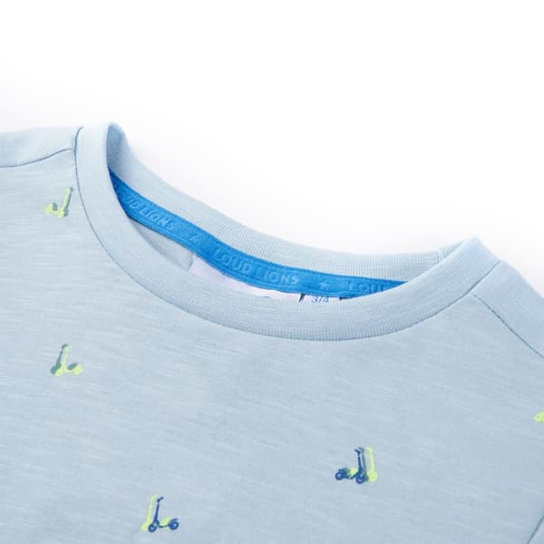T-shirt för barn ljusblå 140