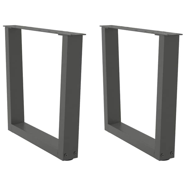 Soffbordsben V-formade 2 st antracit 50x(42-43,3) cm stål