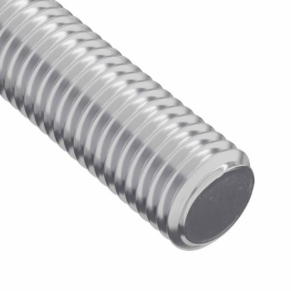 Gängat Rör 2 pcs Silver 6 x 120 mm Stål
