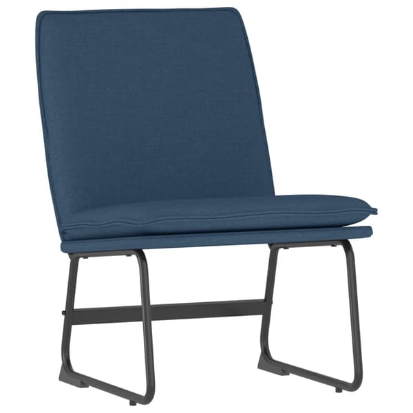 Loungestol blå 52x75x76 cm tyg