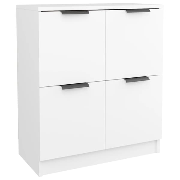 Skänk vit 60x30x70 cm konstruerat trä
