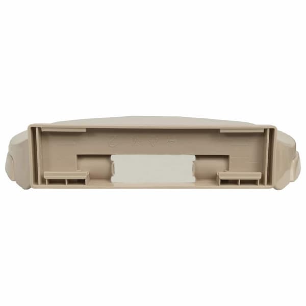 Toalettsits mjuk stängning beige oval