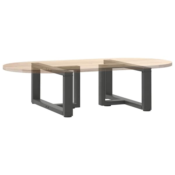 Soffbordsben T-formade 2 st antracit 70x25x(30-31) cm stål