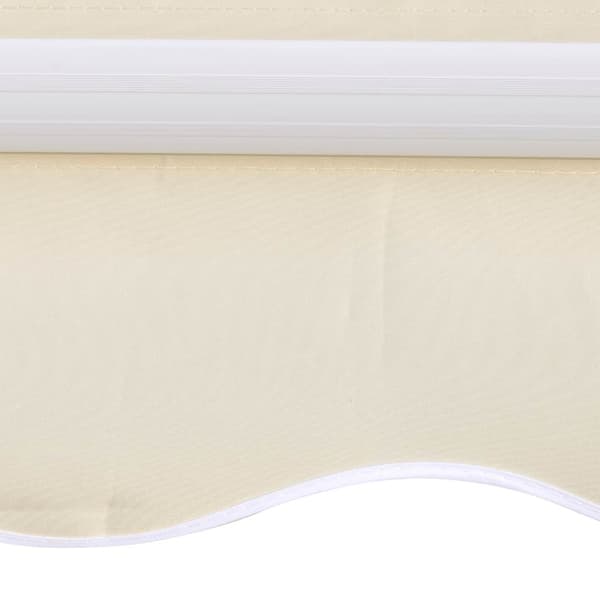Ersättningstyg för markis gräddvit 300x250 cm polyester