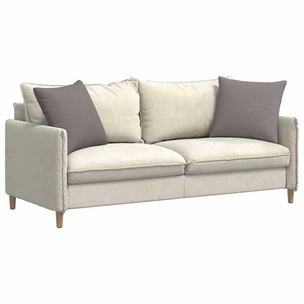 Sofakuddar 2 pcs Taupe 50 x 50 cm tyg