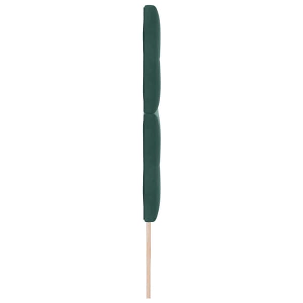 Huvudgavel Mörkgrön 200 cm Sammet