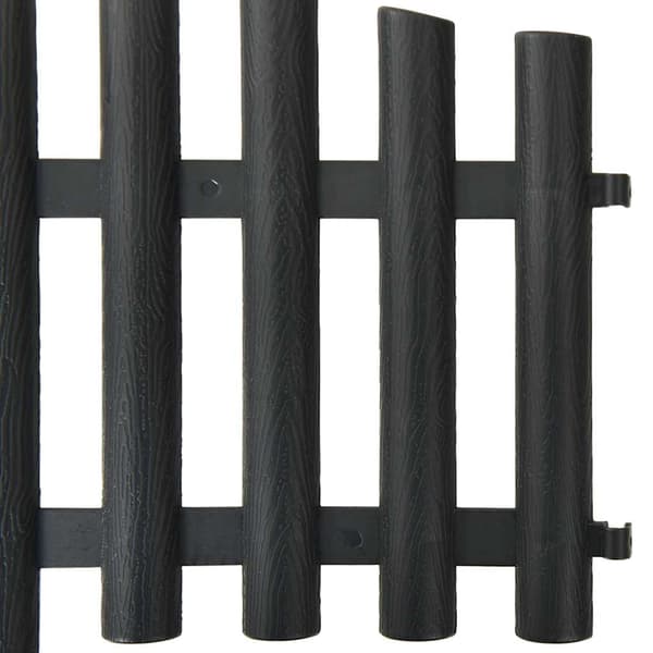 Rabattkant 17 delar antracit 10 mm PP