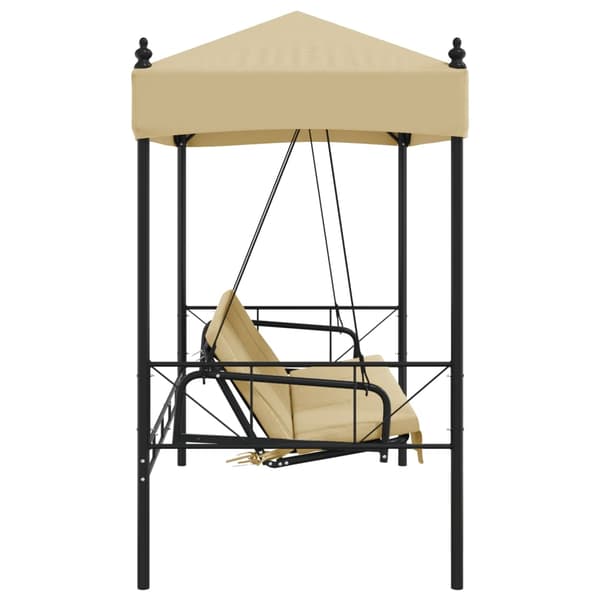 Hammock med tak sandvit stål