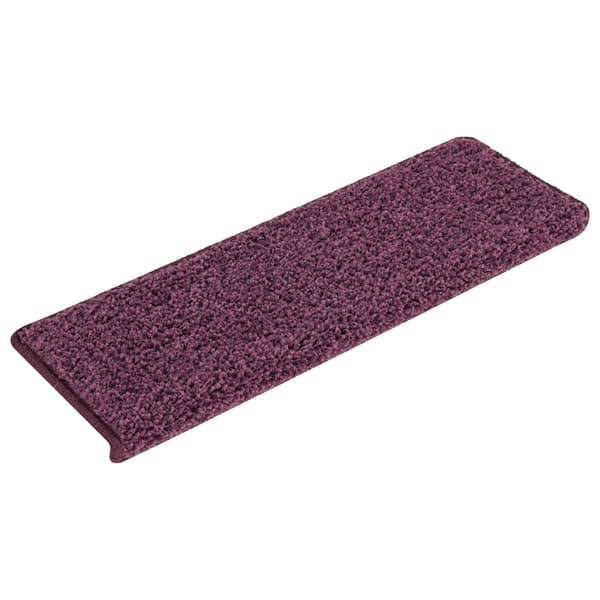 Trappmattor 30 st 65x21x4 cm mörklila rektangulär kant