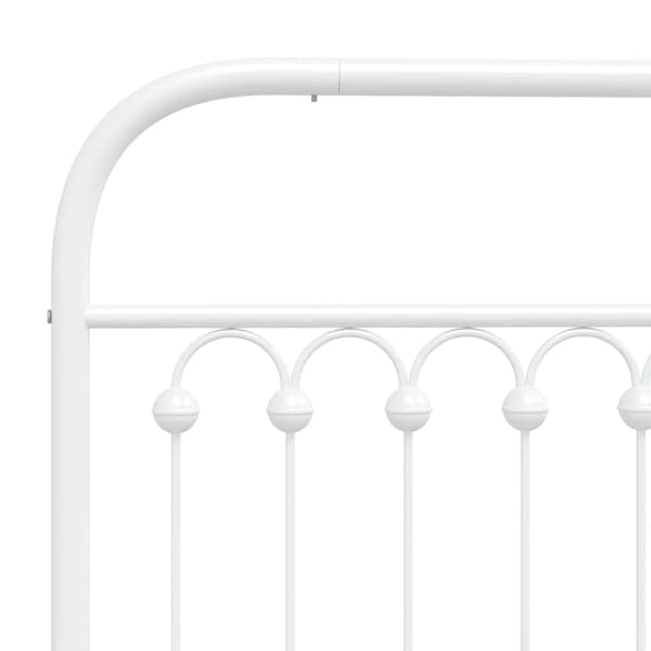 Ersättningsgavel metall vit 200 cm