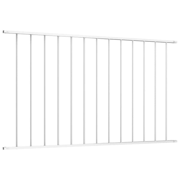 Staketpanel Woerden pulverlackerad stål 1,7x0,75 m vit