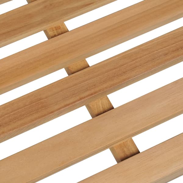 Trädgårdsbänk 228 cm massiv teak