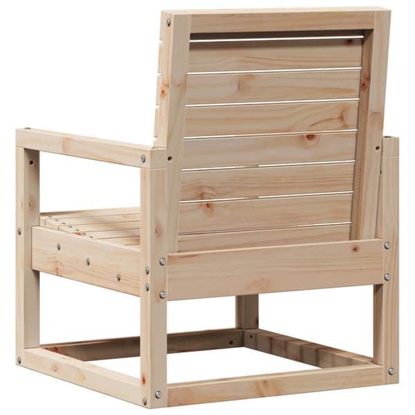 Loungegrupp 3 delar massiv furu