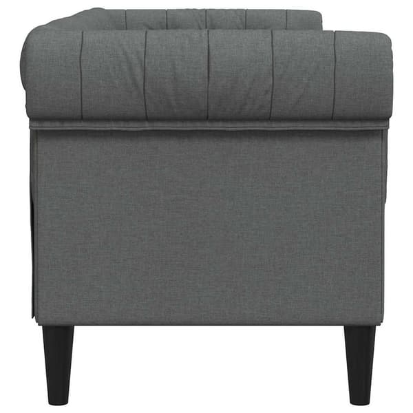Soffa Mörkgrå 182,5 x 74,5 x 74,5 cm Polyester