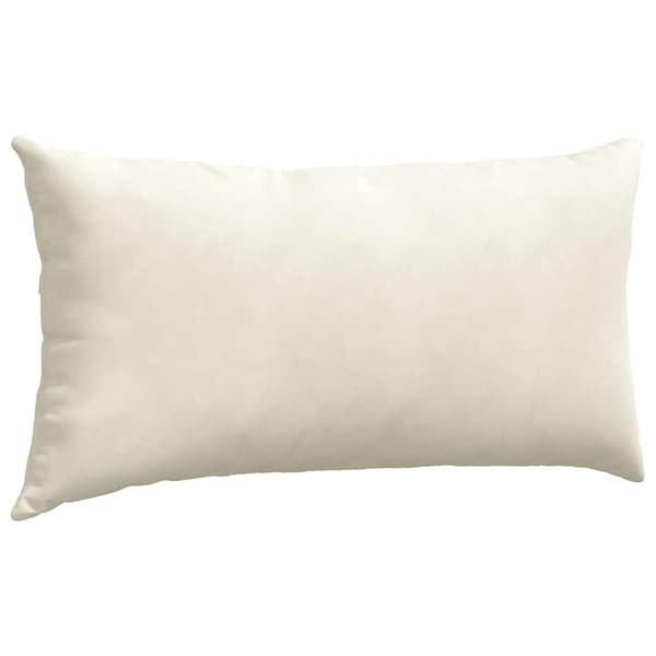 Sofakuddar 2 pcs Kräm 80 x 40 cm Kordread tyg