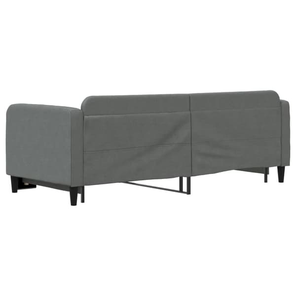 Dagbädd utdragbar mörkgrå 80x200 cm tyg