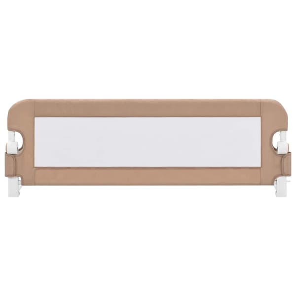 Sängskena för barn taupe 120x42 cm polyester