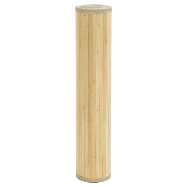 Matta rektangulär ljus naturlig 100x300 cm bambu