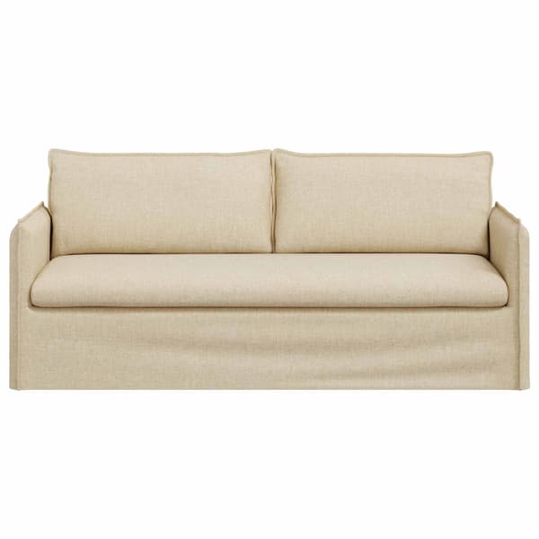 Soffa Kräm 196 x 82 x 85 cm tyg
