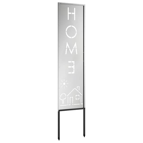 Trädgårds integritetsskärm Silver 32 x 140 cm Galvaniserat stål