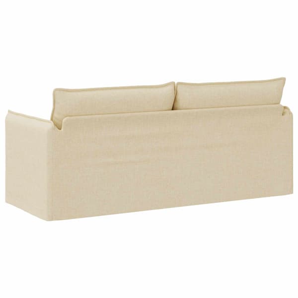 Soffa Kräm 196 x 82 x 85 cm tyg