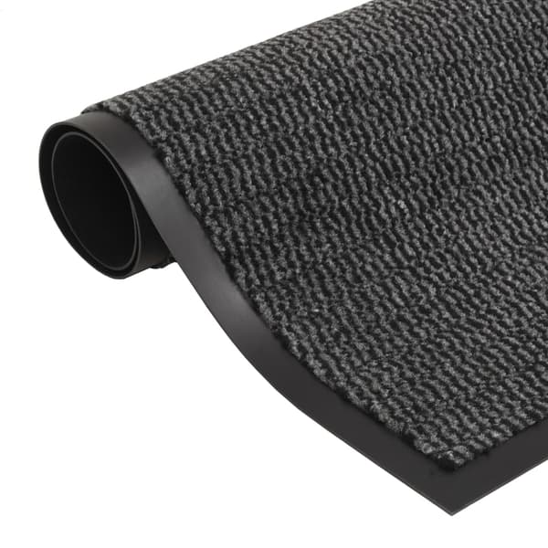 Dörrmatta rektangulär tuftad antracit 80x120 cm