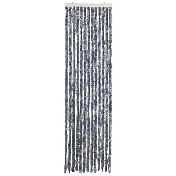 Insektsdraperi silver 56x185 cm chenille