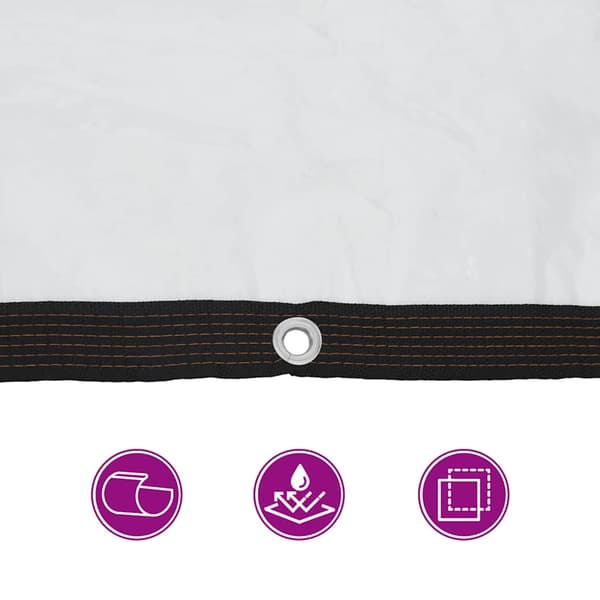 Växtskydd med öljetter 1x8 m polyeten