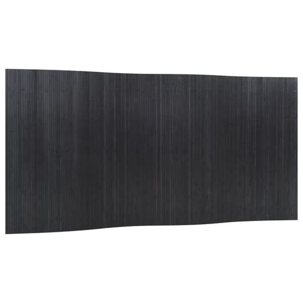 Rumsavdelare grå bredd 400 cm höjd 165 cm bambu