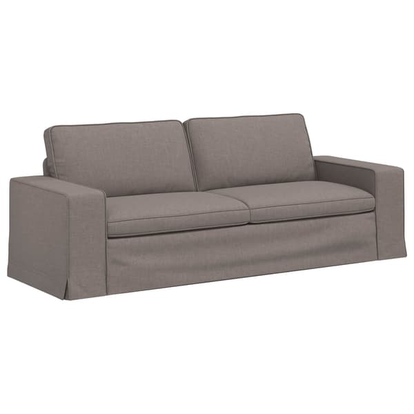 Soffset 2 pcs Taupe 222 x 80 x 82 cm tyg
