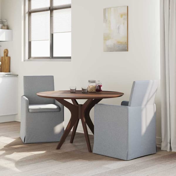 Matstolar 2 pcs Ljusgrå 57 x 67 x 95 cm tyg