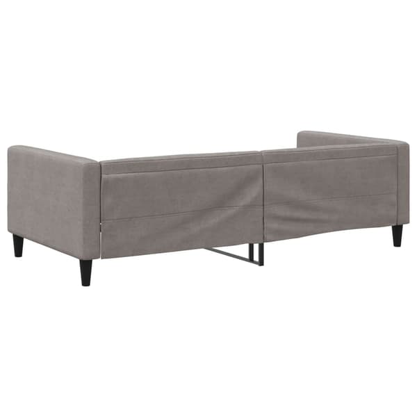 Dagbädd taupe 100x200 cm tyg