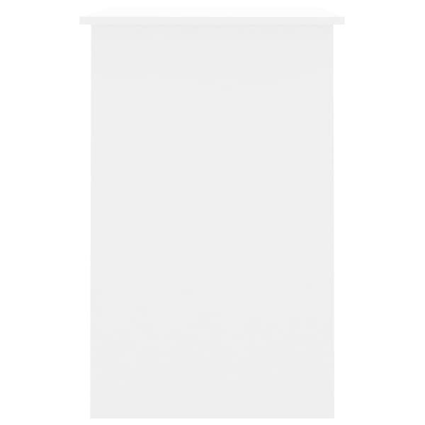 Skrivbord vit 100x50x76 cm konstruerat trä
