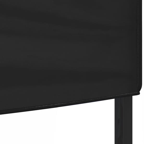 Hopfällbart partytält svart 3x3 m