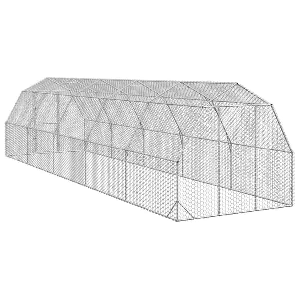 Hönsgård 2,5x10x2,25 m galvaniserat stål