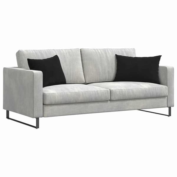 Sofakuddar 2 pcs Svart 60 x 40 cm Kordread tyg