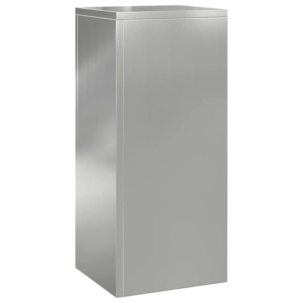 Växtställ 2 pcs Silver 24 x 24 x 55 cm Galvaniserat stål