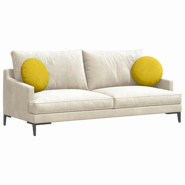 Sittkuddar 2 pcs Gul Ø 40 x 13 cm Sammet