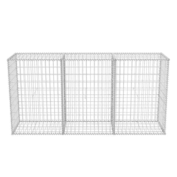 Gabionkorg galvaniserat stål 200x50x100 cm