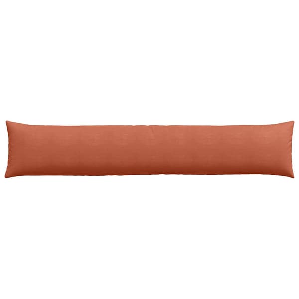 Sofakuddar 2 pcs Röd orange 200 x 40 cm Kordread tyg
