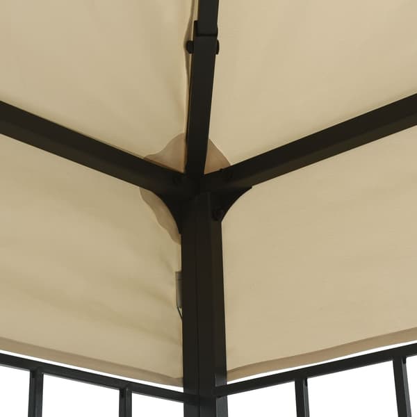 Paviljong 3x6 m gräddvit