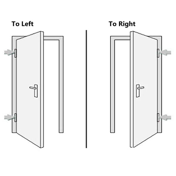 Ytterdörr vit 98x200 cm