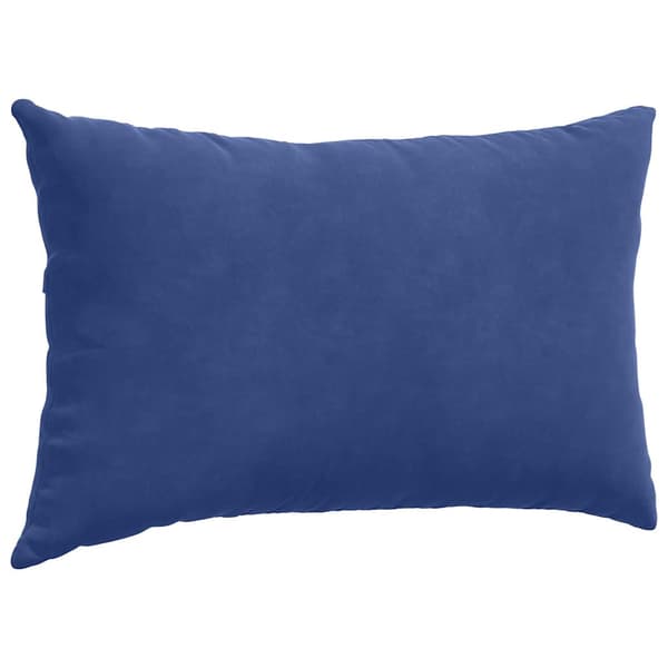 Sofakuddar 2 pcs Polisblå 50 x 30 cm Kordread tyg